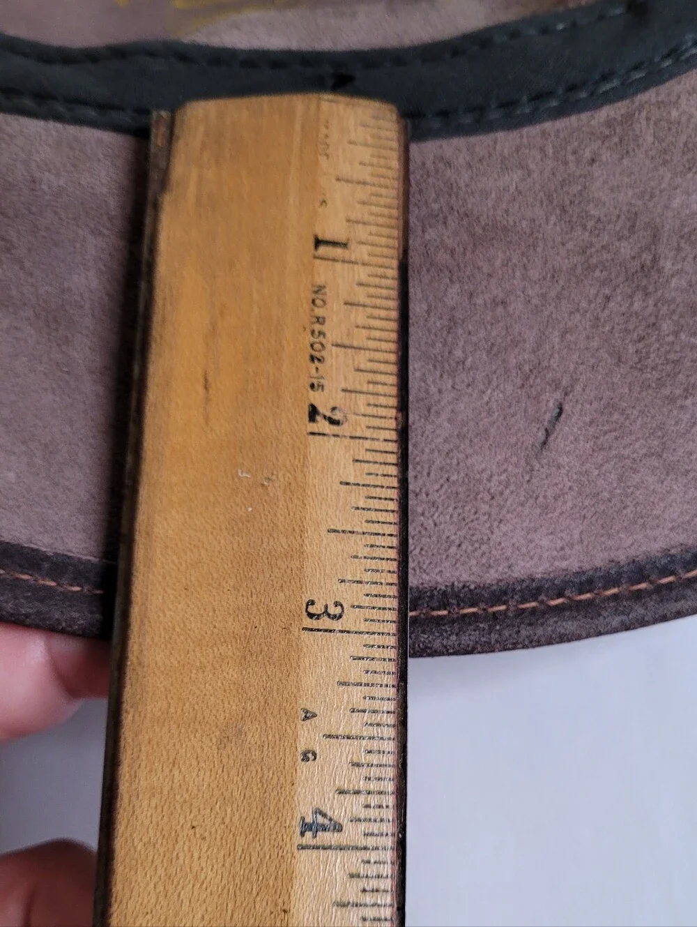 Minnetonka Brown Leather Fold Up Hat
